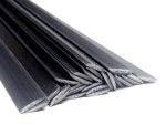 Plastique baguettes de soudure TPE 8x1mm Plat Noir 25 Barres